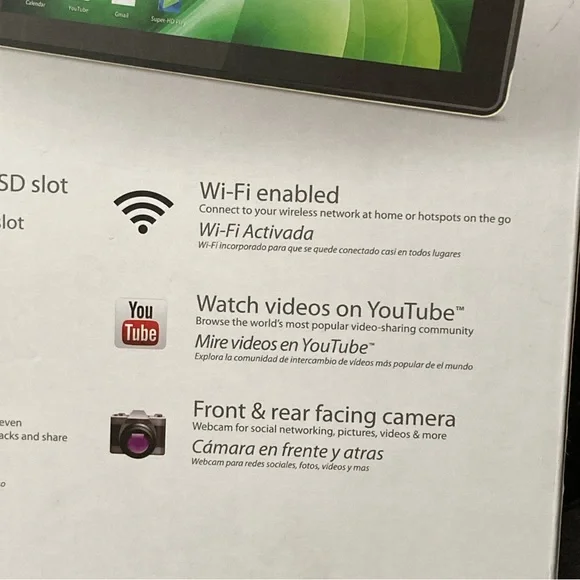 NEW TRIO HYPE 10.1” Dual Core Tablet 8gb WiFi Webcam Android 4.1 Factory Sealed